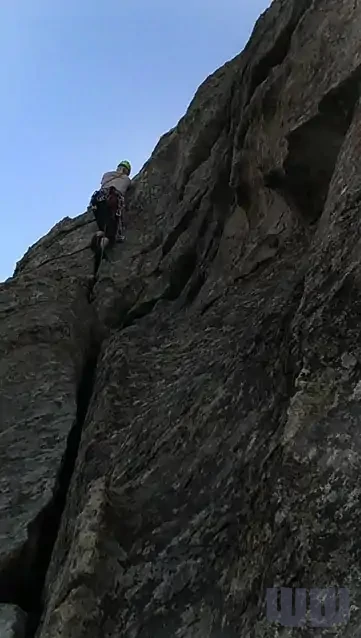 Rachel Leading at the City of Rocks, Idaho
